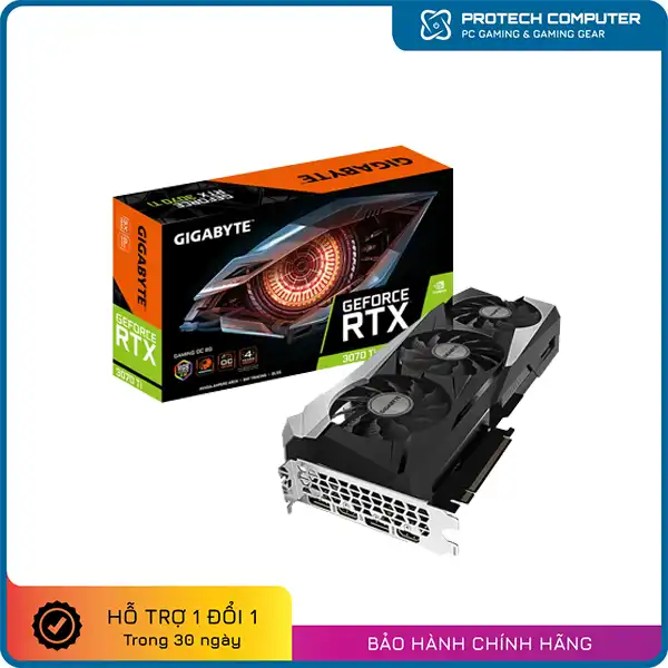 Card màn hình Gigabyte RTX 3070 Ti GAMING OC - 8GD